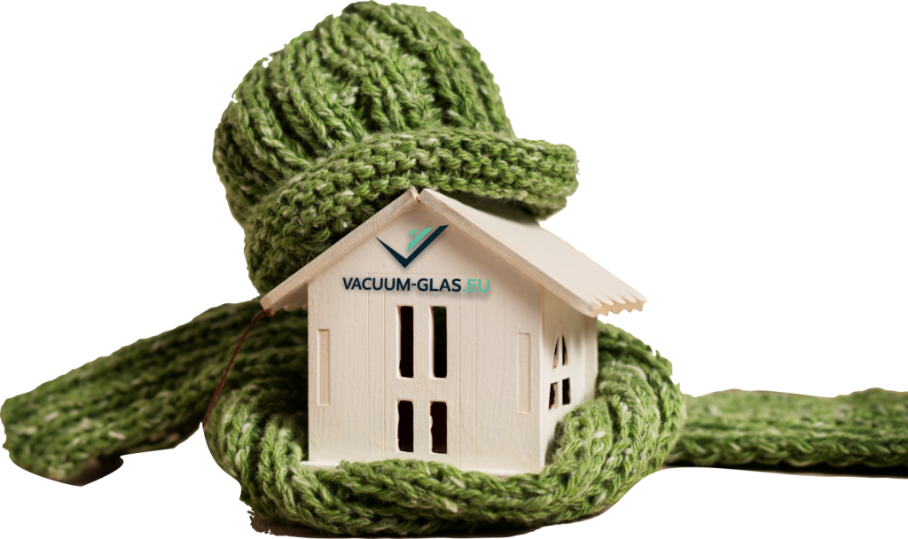 Vacuumglas woning verwarmd